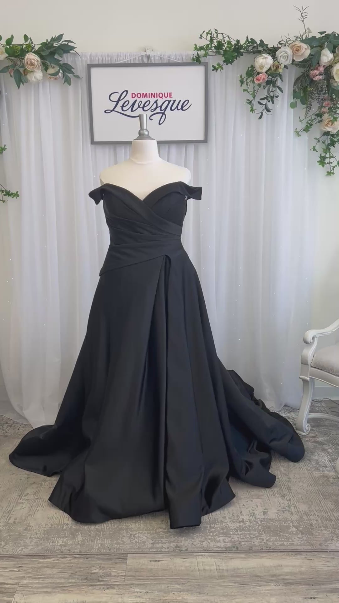 Black wedding dress