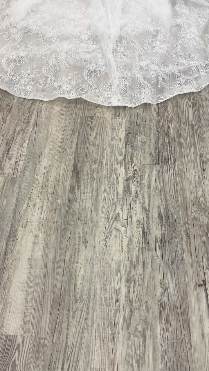 Back of the wedding dress