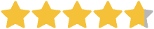 4.7 stars on Google
